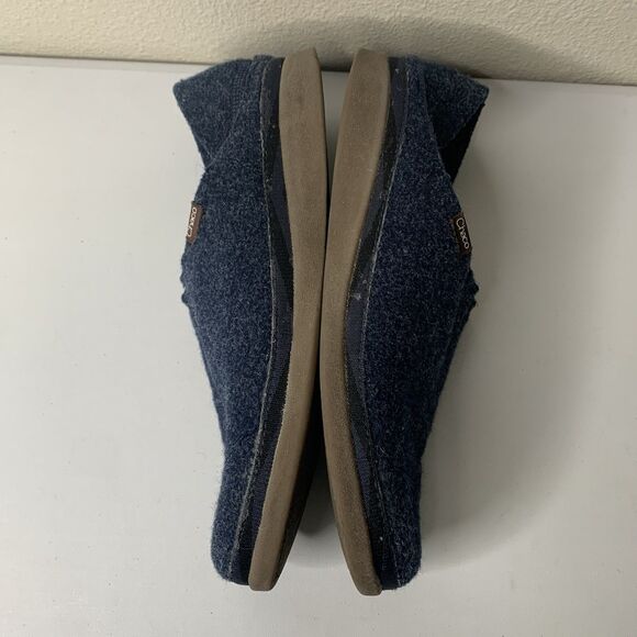 Chaco Revel Blue Wool Felt Slipper Shoes Men’s Sample Sz 9 main image 4